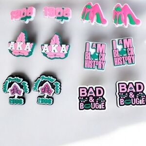 AKA Sorority Croc Charms